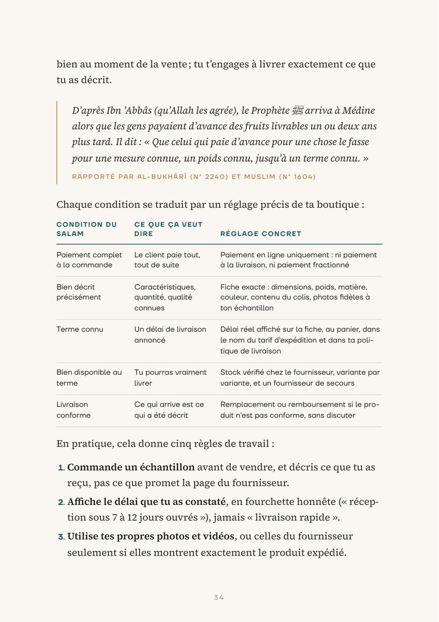 Page du livre : Le cadre halâl