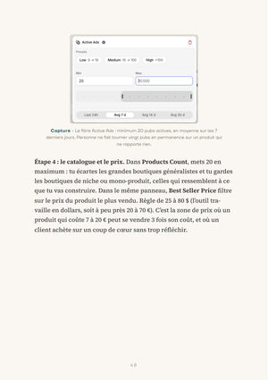 Page du livre : Trendtrack, filtre par filtre