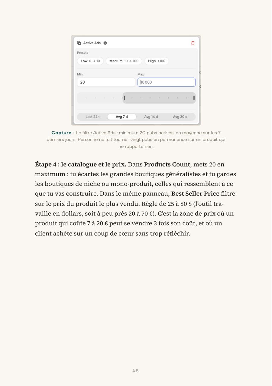 Page du livre : Trendtrack, filtre par filtre