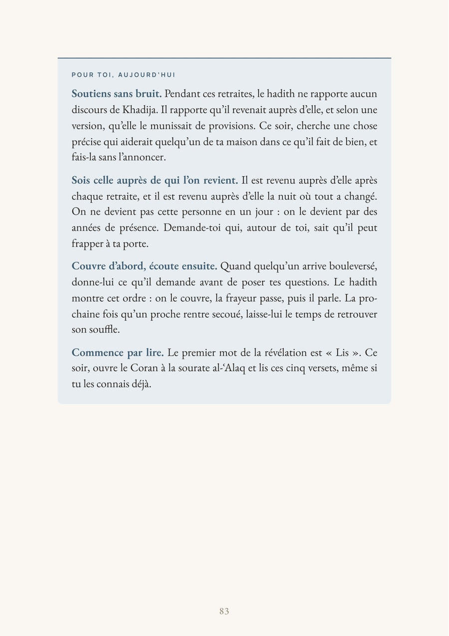 Page du livre : Pour toi, aujourd’hui